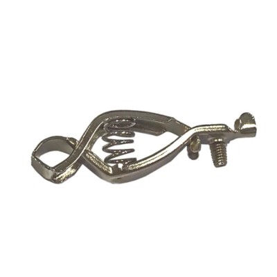 RS PRO Silver Heavy Duty Crocodile Clip Nickel Plated Contact 5A 208-1133