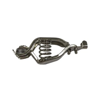 RS PRO Silver Crocodile Clip with Nickel Plated Contact 25A 22.5mm Jaw Opening 208-1135