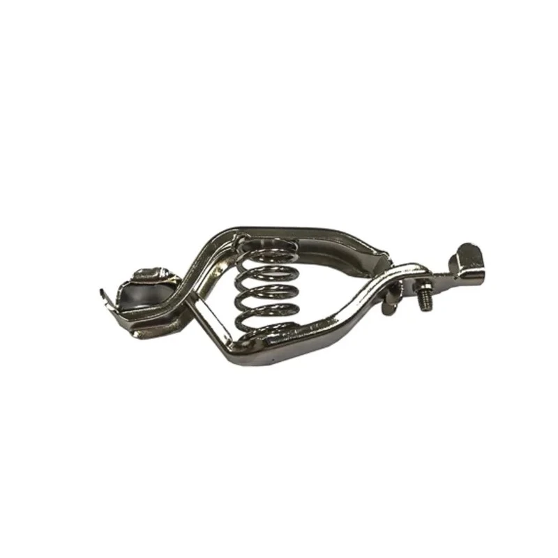 RS PRO Silver Crocodile Clip with Nickel Plated Contact 25A 22.5mm Jaw Opening 208-1135