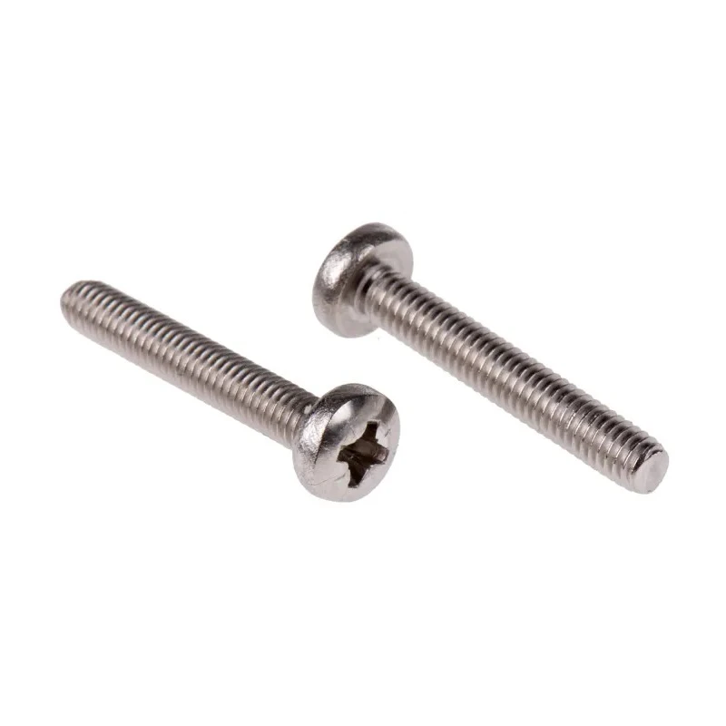RS PRO Pozidriv Pan Stainless Steel Machine Screw 25 mm M4 528-851