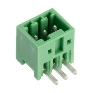 Phoenix Contact COMBICON MC Series Pluggable Terminal Block 3-Contact 2.5 mm Pitch 1 Row 320V 4A Polyamide Housing 1881451