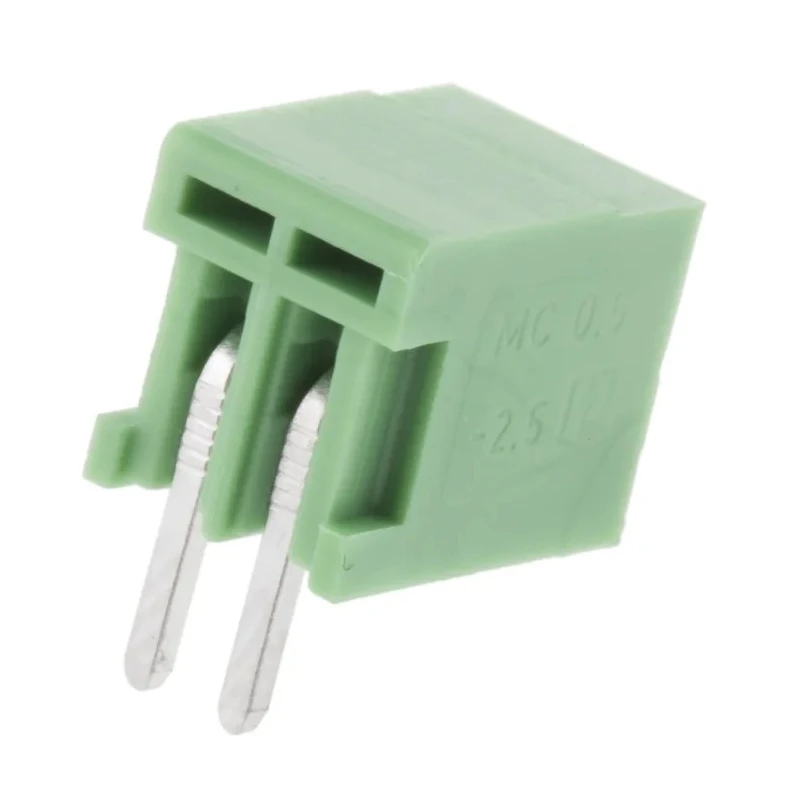 Phoenix Contact COMBICON MC Series Pluggable Terminal Block 2-Contact 2.5 mm Pitch 1 Row 320V 4A Solder Termination 1881448