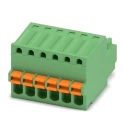 Phoenix Contact FK-MC 0.5/6-ST-2.5 Series Pluggable Terminal Block, 6-Contact, 2.5 mm Pitch, 1 Row, 320 V, 4 A 1881367