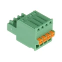 Phoenix Contact Pluggable Terminal Block 4-Contact 2.5 mm Pitch 320V Polyamide Housing 1881341