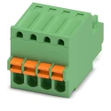 Phoenix Contact Pluggable Terminal Block 4-Contact 2.5 mm Pitch 320V Polyamide Housing 1881341