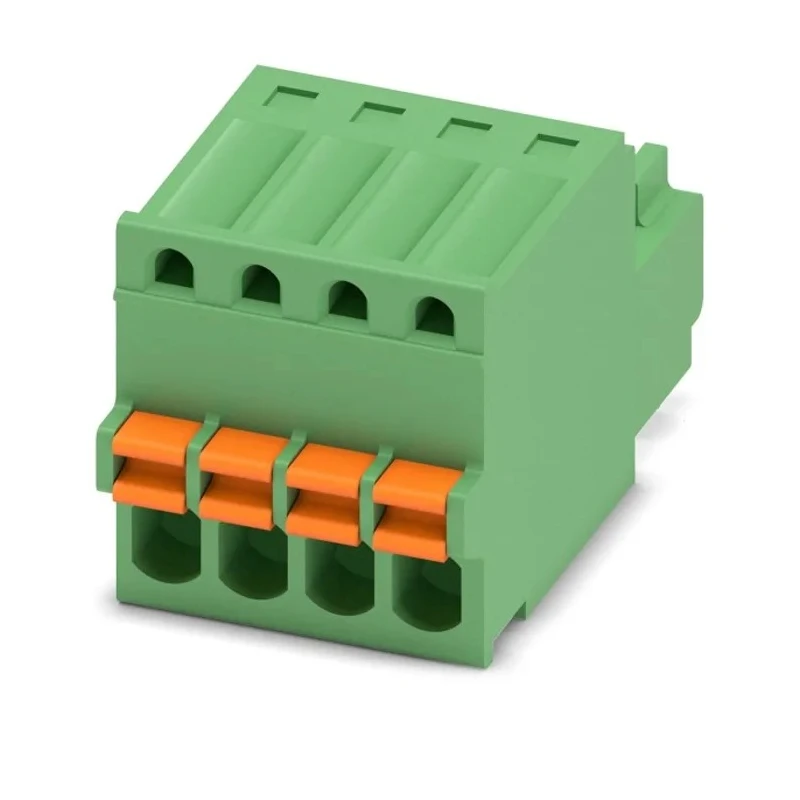 Phoenix Contact Pluggable Terminal Block 4-Contact 2.5 mm Pitch 320V Polyamide Housing 1881341