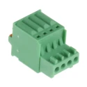 Phoenix Contact Pluggable Terminal Block 4-Contact 2.5 mm Pitch 320V Polyamide Housing 1881341