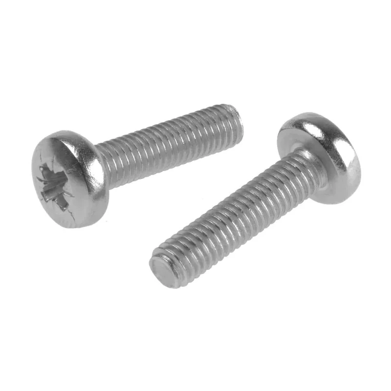 RS PRO Stainless Steel Pozidriv Pan Head Machine Screw 20 mm M5 528-889