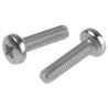 RS PRO Stainless Steel Pozidriv Pan Head Machine Screw 20 mm M5 528-889