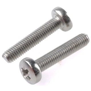RS PRO Pozidriv Pan Stainless Steel Machine Screw 25 mm M5 528-895