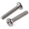 RS PRO Pozidriv Pan Stainless Steel Machine Screw 25 mm M5 528-895