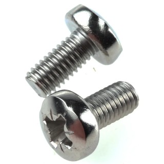 RS PRO Stainless Steel Pan Head Pozidriv Machine Screw M6 Thread 12 mm Length 528-902