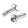 RS PRO Stainless Steel Pozidriv Pan Head Machine Screw M6 Thread 16mm Length 528-918