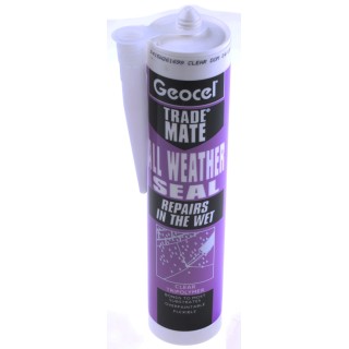 Geocel All Weather Seal Transparent Silicone Sealant Paste 310 ml Cartridge 6001570/C05