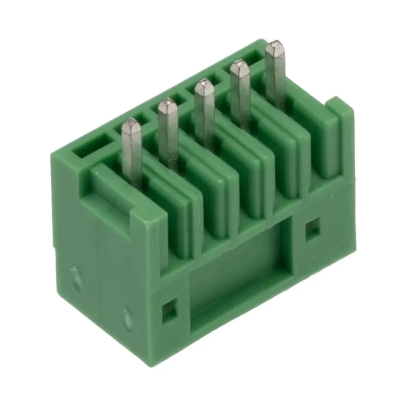Phoenix Contact Pluggable Terminal Block 5-Contact, 2.5 mm Pitch, 1 Row, Polyamide Housing, 320V, 4A 1881587