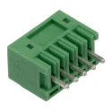 Phoenix Contact Pluggable Terminal Block 5-Contact, 2.5 mm Pitch, 1 Row, Polyamide Housing, 320V, 4A 1881587