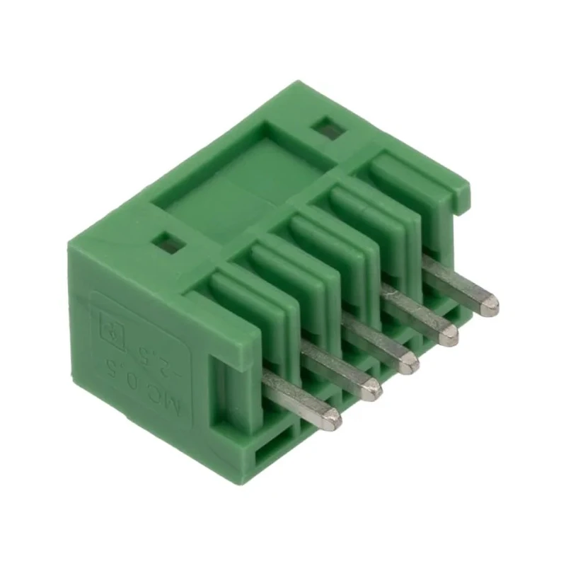 Phoenix Contact Pluggable Terminal Block 5-Contact, 2.5 mm Pitch, 1 Row, Polyamide Housing, 320V, 4A 1881587