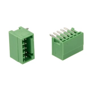 Phoenix Contact COMBICON MC Series Pluggable Terminal Block 5-Contact 2.5 mm Pitch 1 Row 320V 4A Solder Termination 1881477