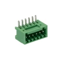 Phoenix Contact Pluggable Terminal Block 6-Contact 2.5 mm Pitch Right Angle Polyamide Housing 4A 160V Series MC 1881480