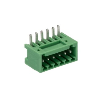 Phoenix Contact Pluggable Terminal Block 6-Contact 2.5 mm Pitch Right Angle Polyamide Housing 4A 160V Series MC 1881480