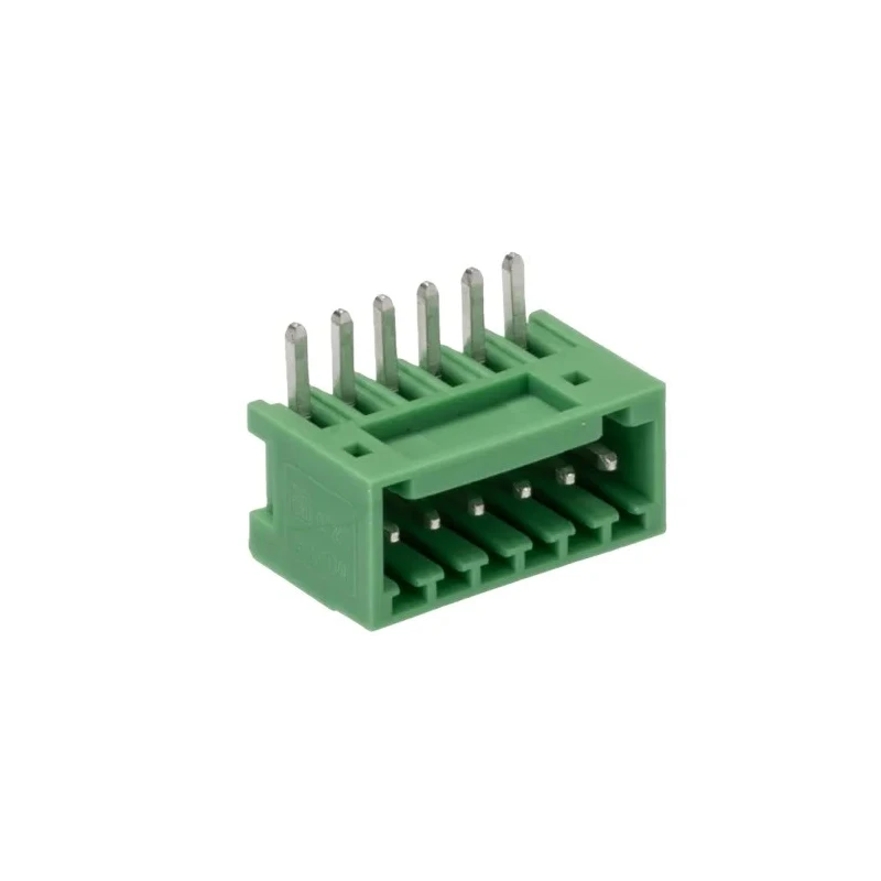 Phoenix Contact Pluggable Terminal Block 6-Contact 2.5 mm Pitch Right Angle Polyamide Housing 4A 160V Series MC 1881480