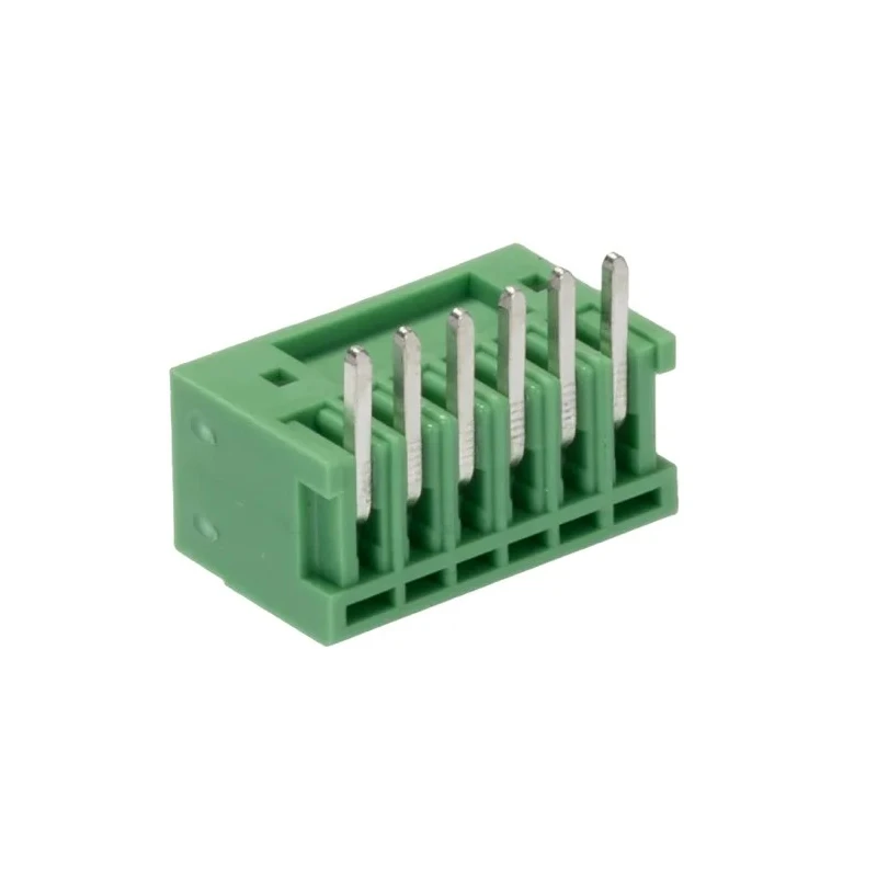 Phoenix Contact Pluggable Terminal Block 6-Contact 2.5 mm Pitch Right Angle Polyamide Housing 4A 160V Series MC 1881480