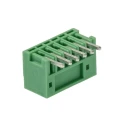 Phoenix Contact Pluggable Terminal Block 6-Contact 2.5 mm Pitch Right Angle Polyamide Housing 4A 160V Series MC 1881480