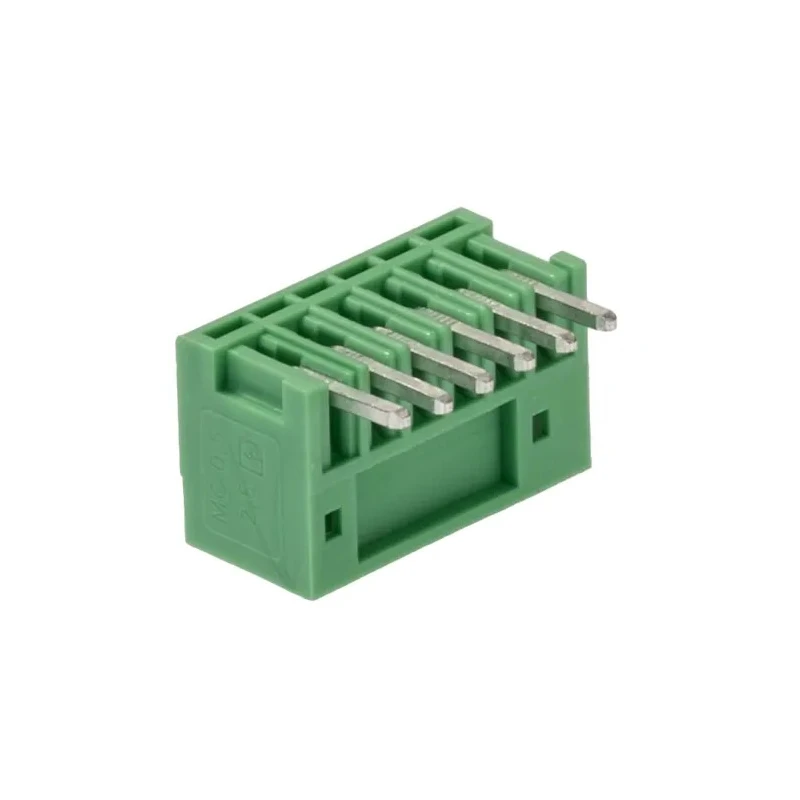 Phoenix Contact Pluggable Terminal Block 6-Contact 2.5 mm Pitch Right Angle Polyamide Housing 4A 160V Series MC 1881480