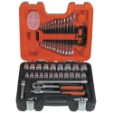 Bahco 40-Piece 1/2 in Standard Socket Set Drive Size 1/2 in Socket Size 10 to 32 mm Alloy Steel S400