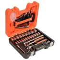 Bahco 40-Piece 1/2 in Standard Socket Set Drive Size 1/2 in Socket Size 10 to 32 mm Alloy Steel S400