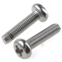 RS PRO Pozidriv Pan Stainless Steel Machine Screw 25 mm M6 528-930