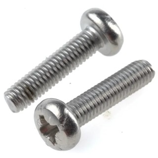 RS PRO Pozidriv Pan Stainless Steel Machine Screw 25 mm M6 528-930