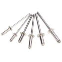 Mapa Aluminium Open End Plain Steel Mandrel Pop Rivet Set 1600 Pieces for Materials 3.2 mm to 11.1 mm Thick 529-176