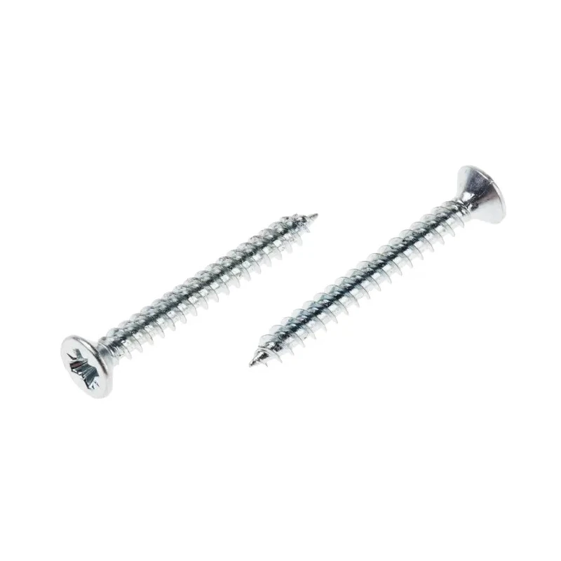 RS PRO Pozidriv Countersunk Steel Wood Screw Bright Zinc 6 Thread 1.25in 529-084