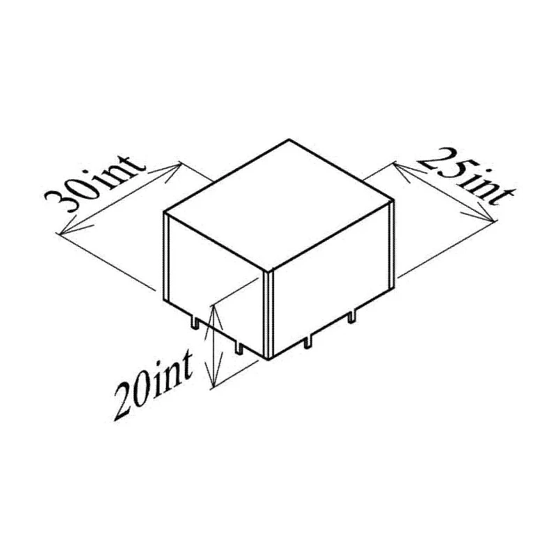 Perancea Steel RFI Enclosure with Tin Plated Finish 20 mm Height 25 mm Width 30 mm Length PCMC3