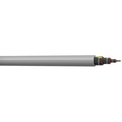 AXINDUS Control Cable CAELIFLEX Series 12 Cores, 1mm² (16 AWG), Unscreened, 50 m Length, Grey Polyvinyl Chloride 1120100C50