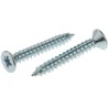 RS PRO Pozidriv Countersunk Steel Wood Screw Bright Zinc 8 Thread 1.25 in Length 529-113