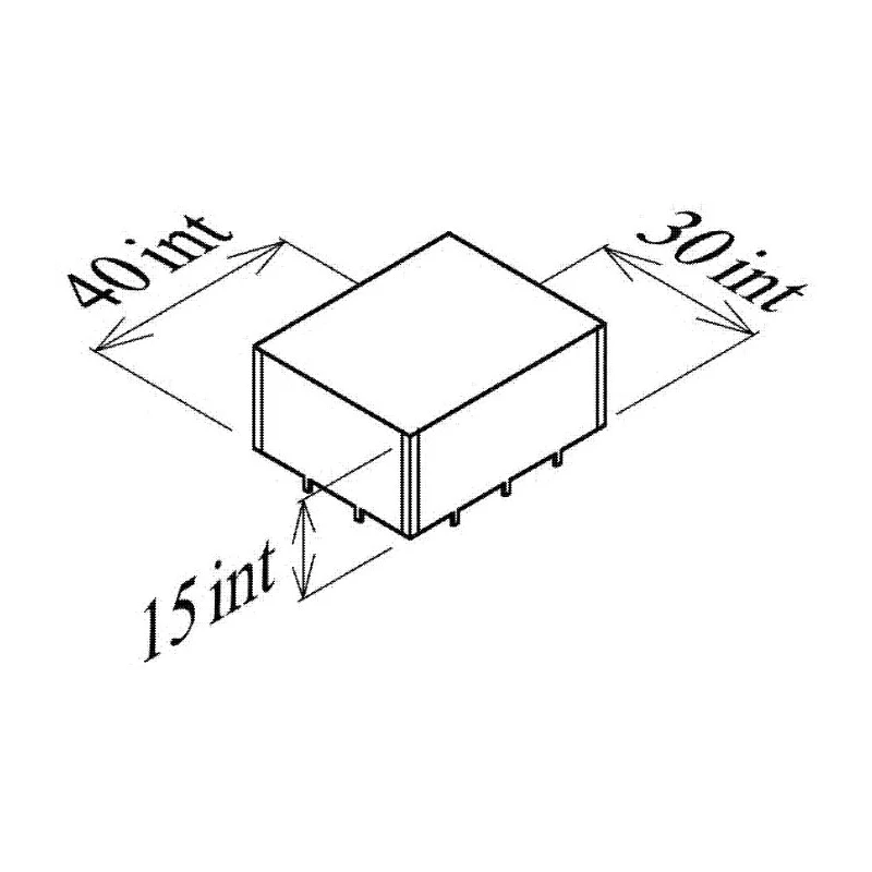 Perancea Steel RFI Enclosure PCB Mounting Pins Tin Plated Shielded 30mm x 40mm x 15mm PCMC5