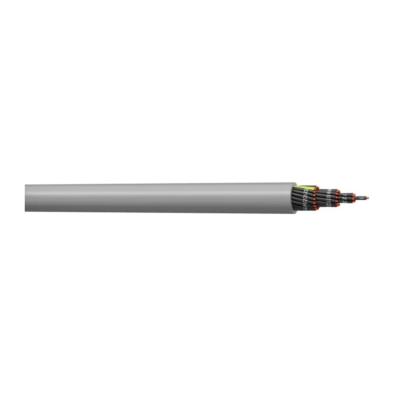 AXINDUS CAELIFLEX Unscreened Control Cable, 4 Cores, 0.75mm² 18 AWG, Grey PVC Sheath, 50 m Length 1040075C50