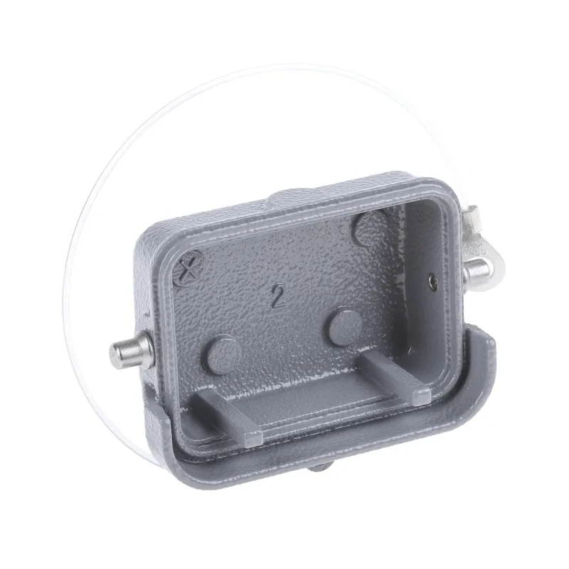 HARTING Protective Cover Han B Series 2 Way Metal Side Cable Entry Grey for Hoods/housings RS Ranges 5 to 8 09300065425