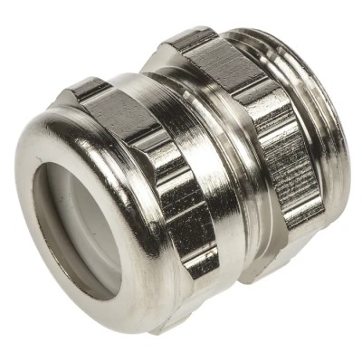 HARTING EMC Series Metallic Metal Cable Gland PG21 Thread, 12 mm to 16 mm Cable Diameter, IP68 Protection PG21