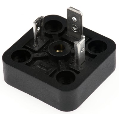 Hirschmann GSA 2P+E DIN 43650 A Solenoid Valve Connector Male, 16A, 400 V AC/DC, Screw Mount, Tin 933378100 GSA-U 2000 N LO