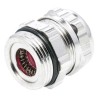 HARTING EMC Series Metallic Metal Cable Gland PG16 Thread, 9 mm Min. 13 mm Max., IP68 PG16