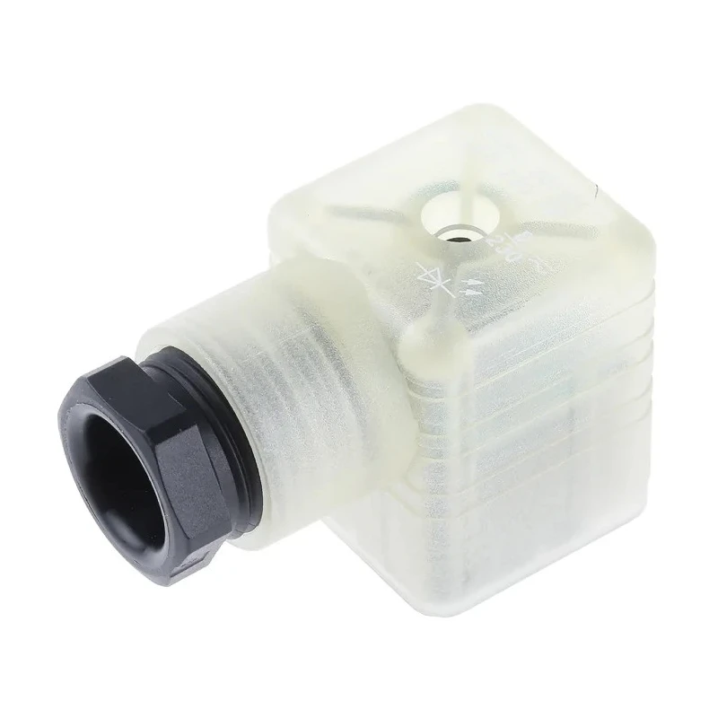 Hirschmann Solenoid Valve Connector DIN 43650 A 3P+E, Indicator Light, 8A, 250V 935980244 RS GDML 3011 LED 230 RG schwarz