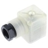 Hirschmann Solenoid Valve Connector DIN 43650 A 3P+E, Indicator Light, 8A, 250V 935980244 RS GDML 3011 LED 230 RG schwarz
