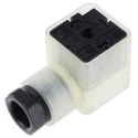 Hirschmann Solenoid Valve Connector DIN 43650 A 3P+E, Indicator Light, 8A, 250V 935980244 RS GDML 3011 LED 230 RG schwarz
