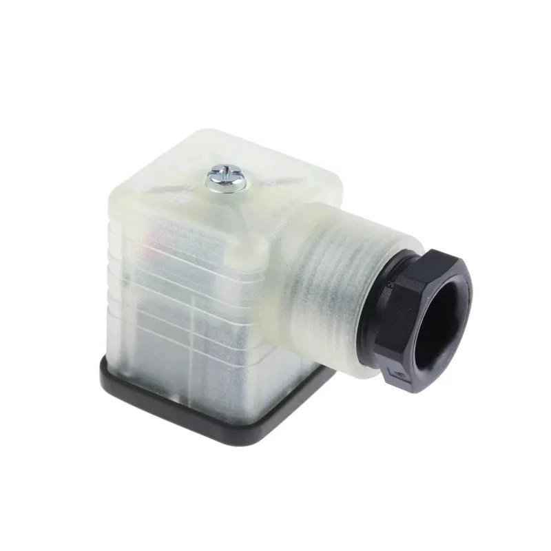 Hirschmann Solenoid Valve Connector GDML 2P+E DIN 43650 A with Indicator Light, 48 935980246 RS GDML 2011 GB1 LED 48 schwarz