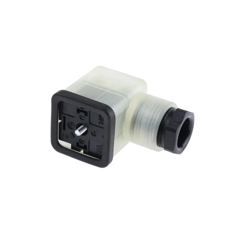 Hirschmann Solenoid Valve Connector GDML 2P+E DIN 43650 A with Indicator Light, 48 935980246 RS GDML 2011 GB1 LED 48 schwarz