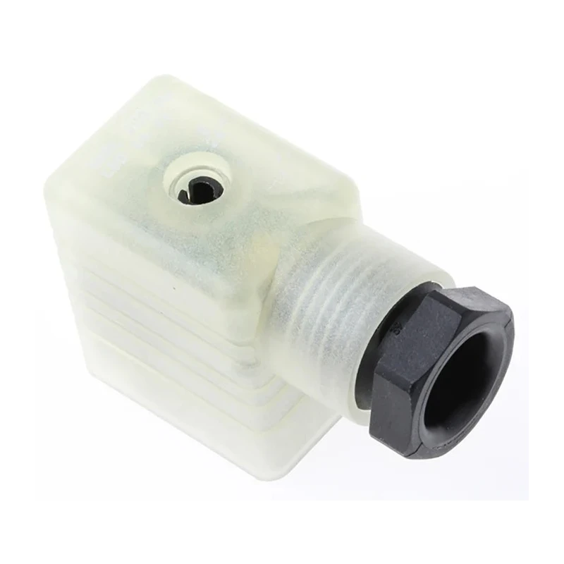 Hirschmann Solenoid Valve Connector 2P+E DIN 43650 B with Indicator Light, 24 V AC/DC 933572100 GMNL 209 NJ LED 24 YE black