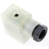 Hirschmann Solenoid Valve Connector 2P+E DIN 43650 B with Indicator Light, 24 V AC/DC 933572100 GMNL 209 NJ LED 24 YE black